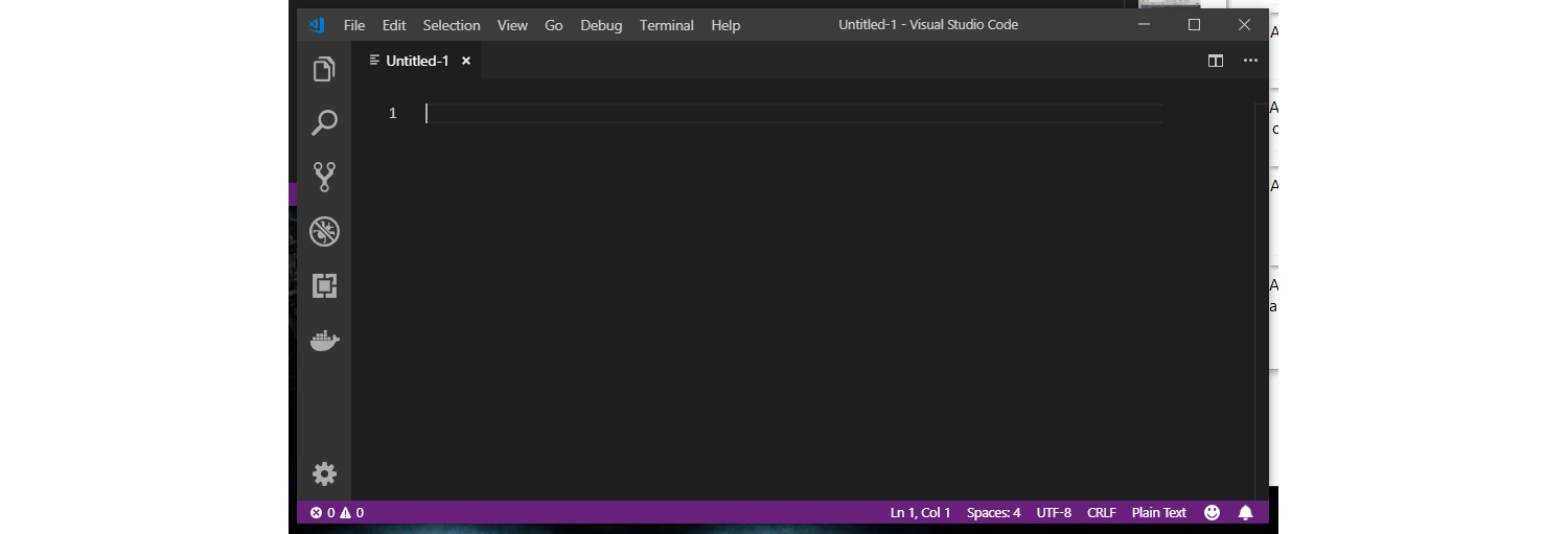Dasar Pemrograman Golang - Tampilan Visual Studio Code