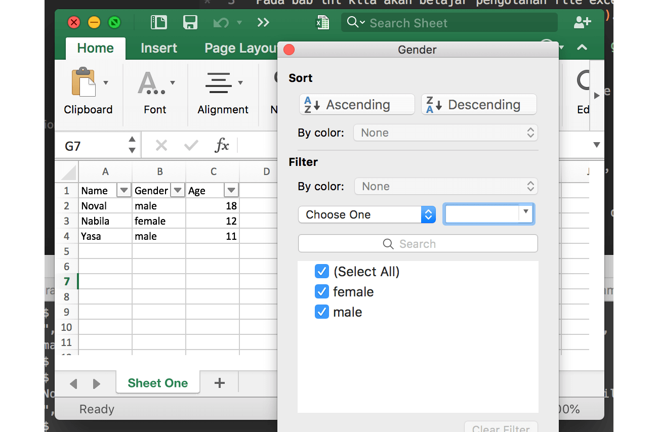 Dasar Pemrograman Golang - Create Excel